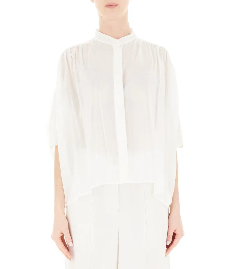 Blusa misto seta