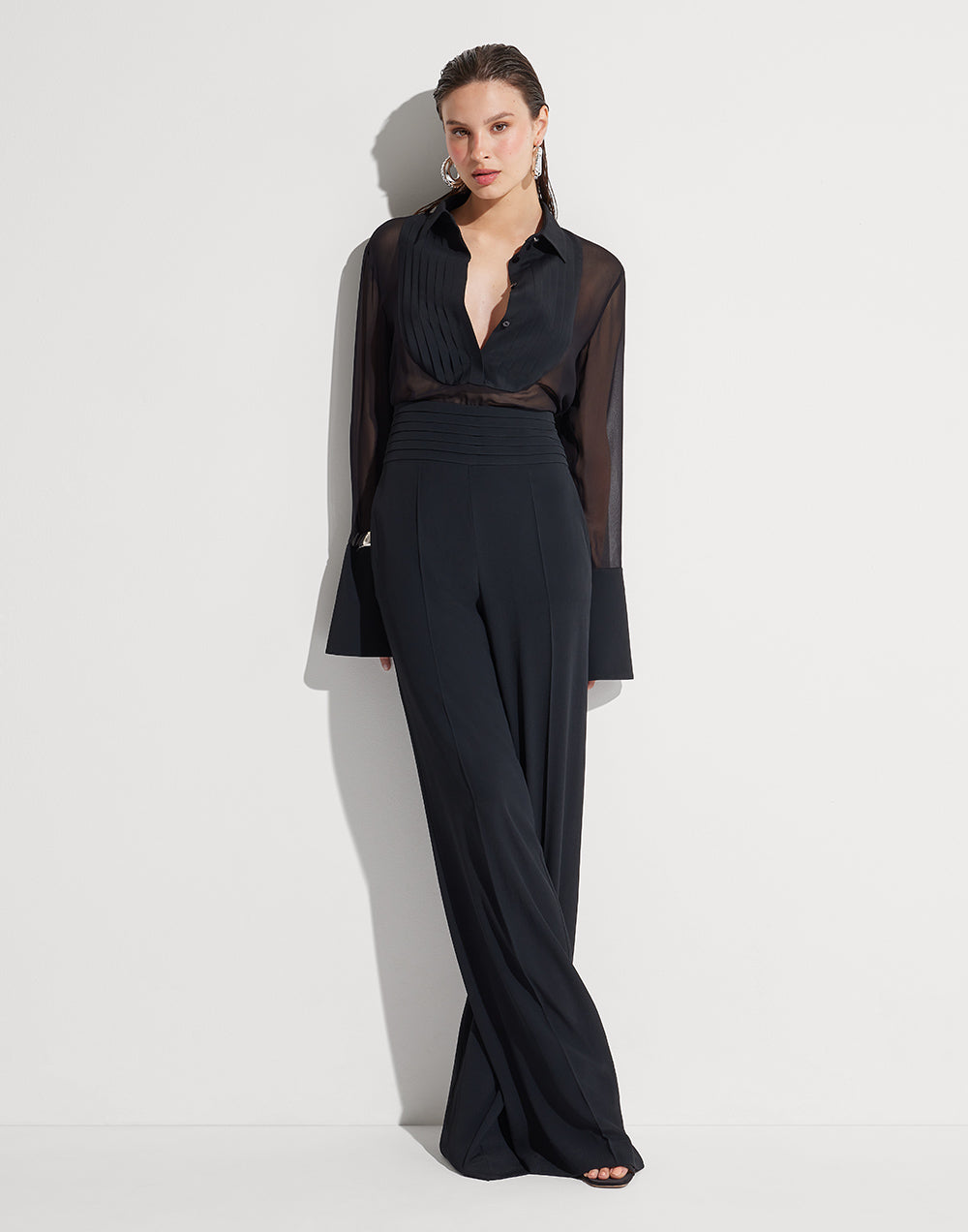 Pantalone palazzo sartoriale