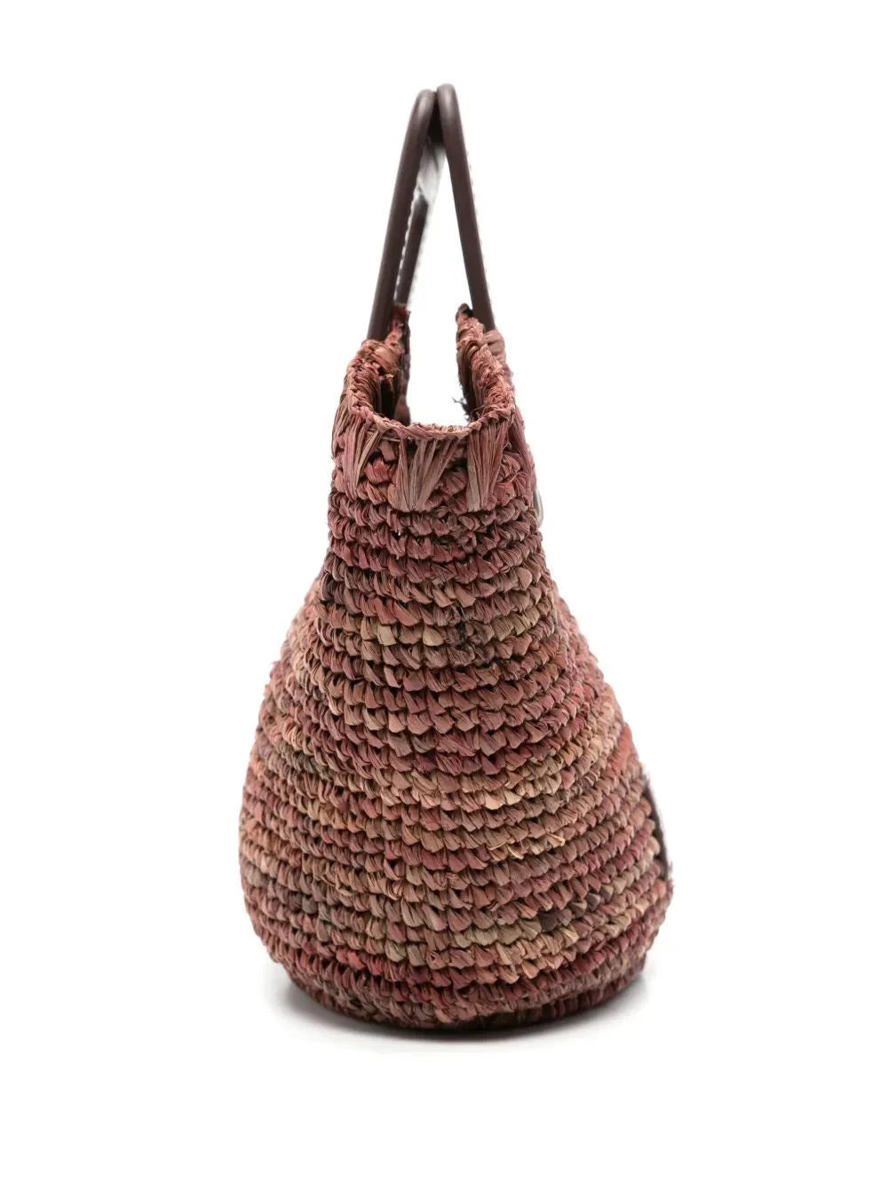 SHIRLEY RAFFIA MINI BUCKET BAG