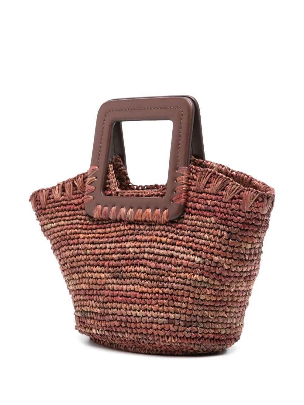 SHIRLEY RAFFIA MINI BUCKET BAG