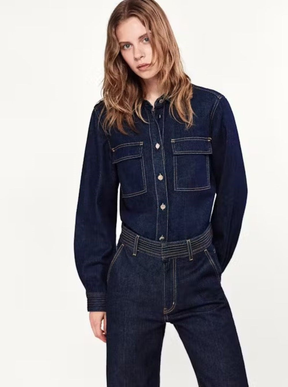 Camicia Trapunto oversize
