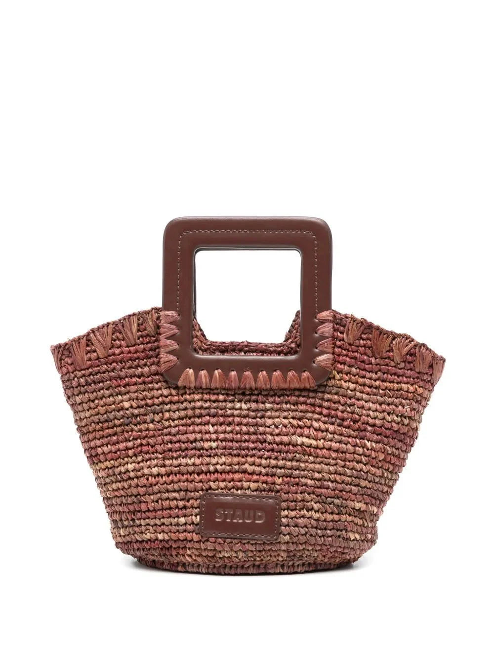 SHIRLEY RAFFIA MINI BUCKET BAG