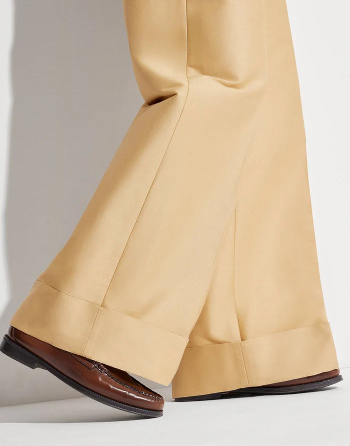 Pantalone gamba larga
