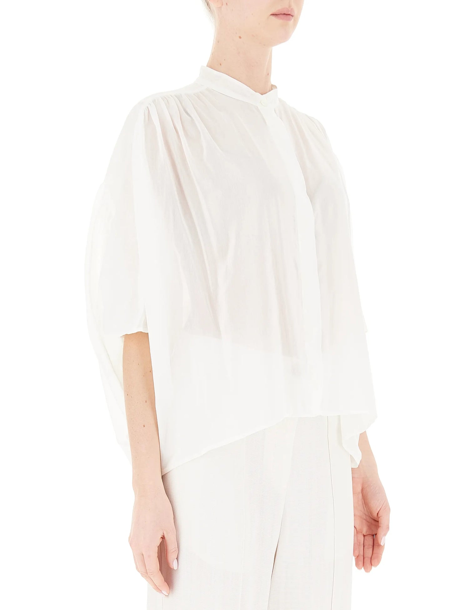 Blusa misto seta