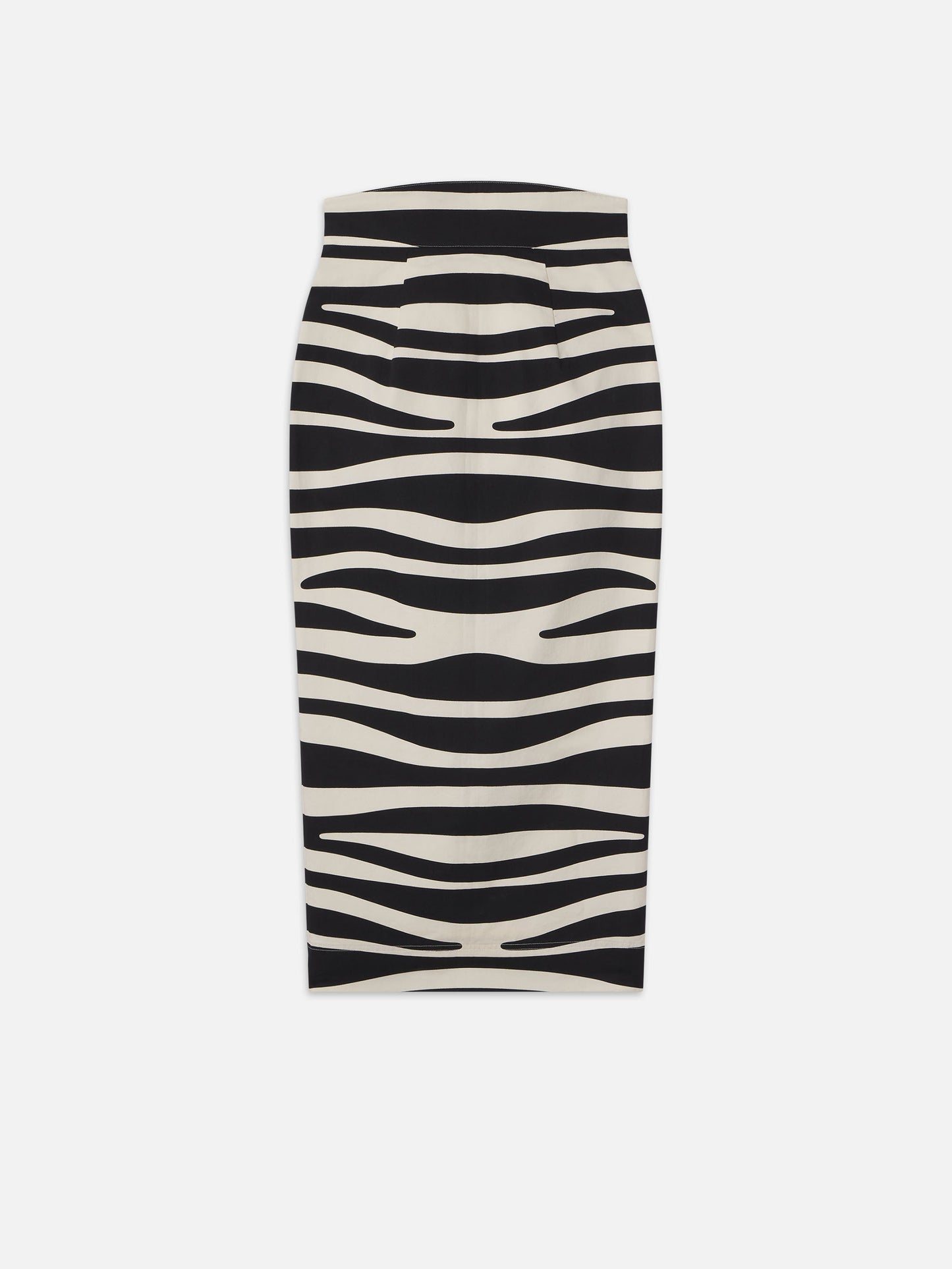 Gonna Button Front Skirt in Black Multi