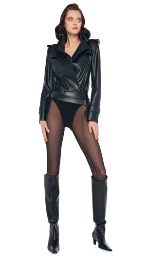 DOUBLE BREASTED TRENCH BODYSUIT