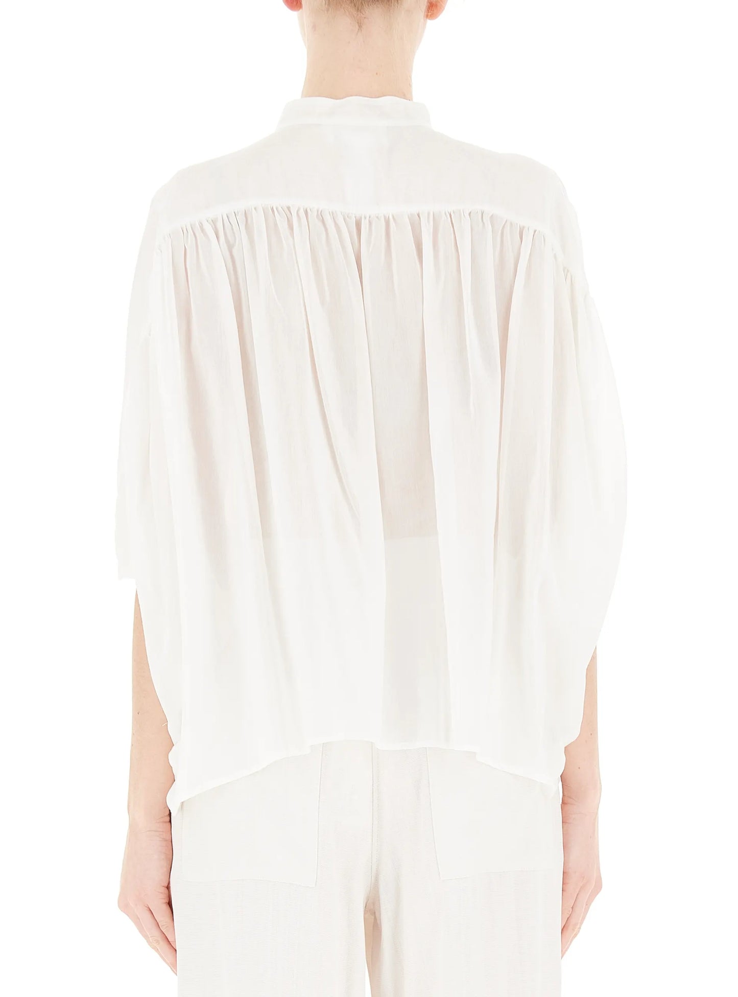 Blusa misto seta