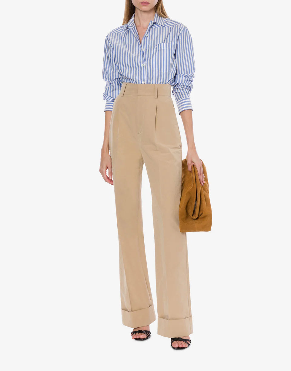 Pantalone ampio in cotone tecnico