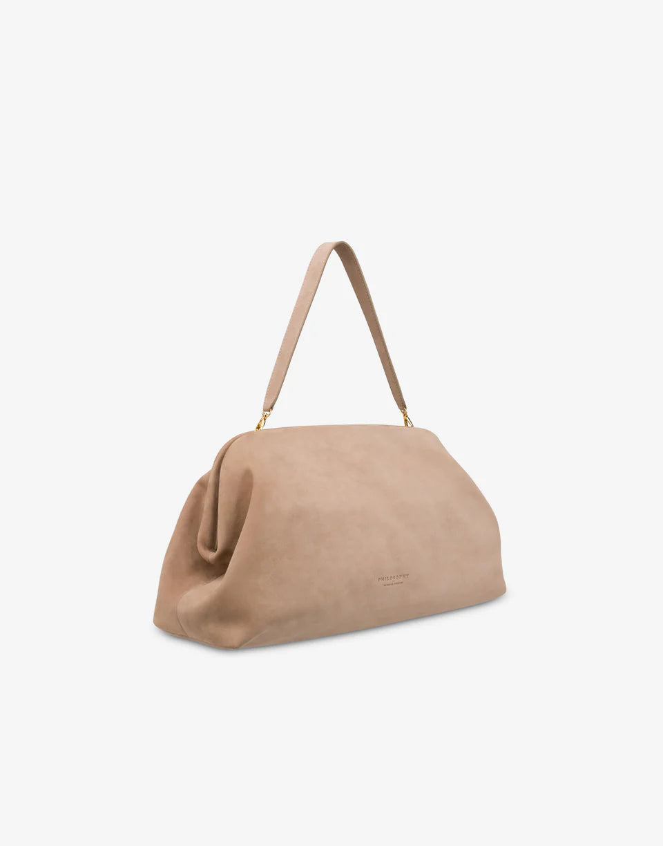 Clutch in nabuk Medium