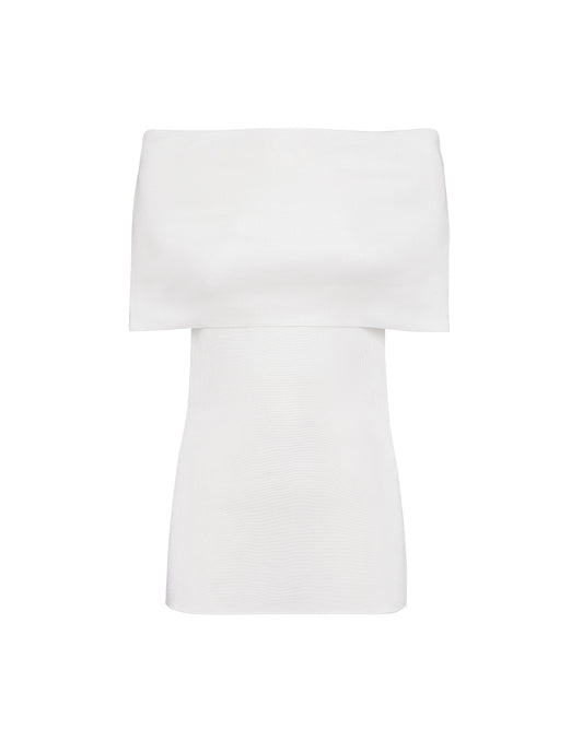 Topwear in viscosa bianca