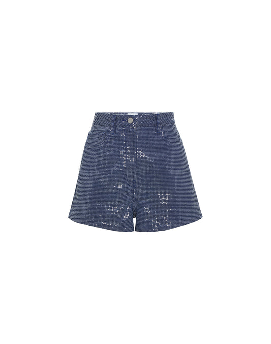 Short con paillettes
