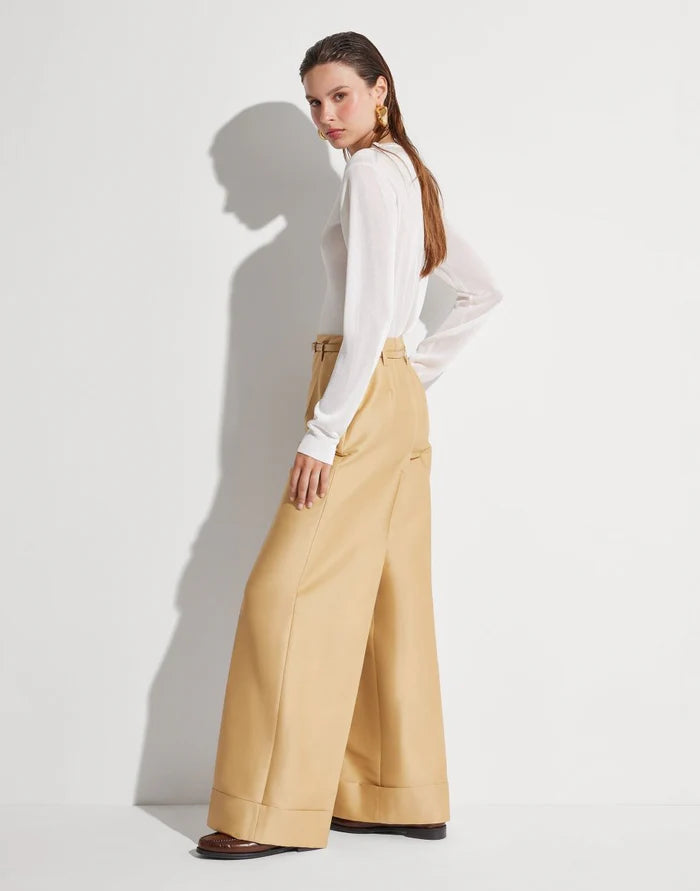 Pantalone gamba larga