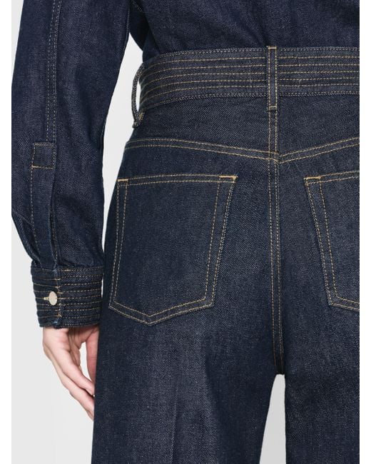 Jeans Trapunto gamba dritta